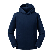(7-8 Years, French Navy) Russell Childrens/Kids Authentic Hooded Sweatshirt
