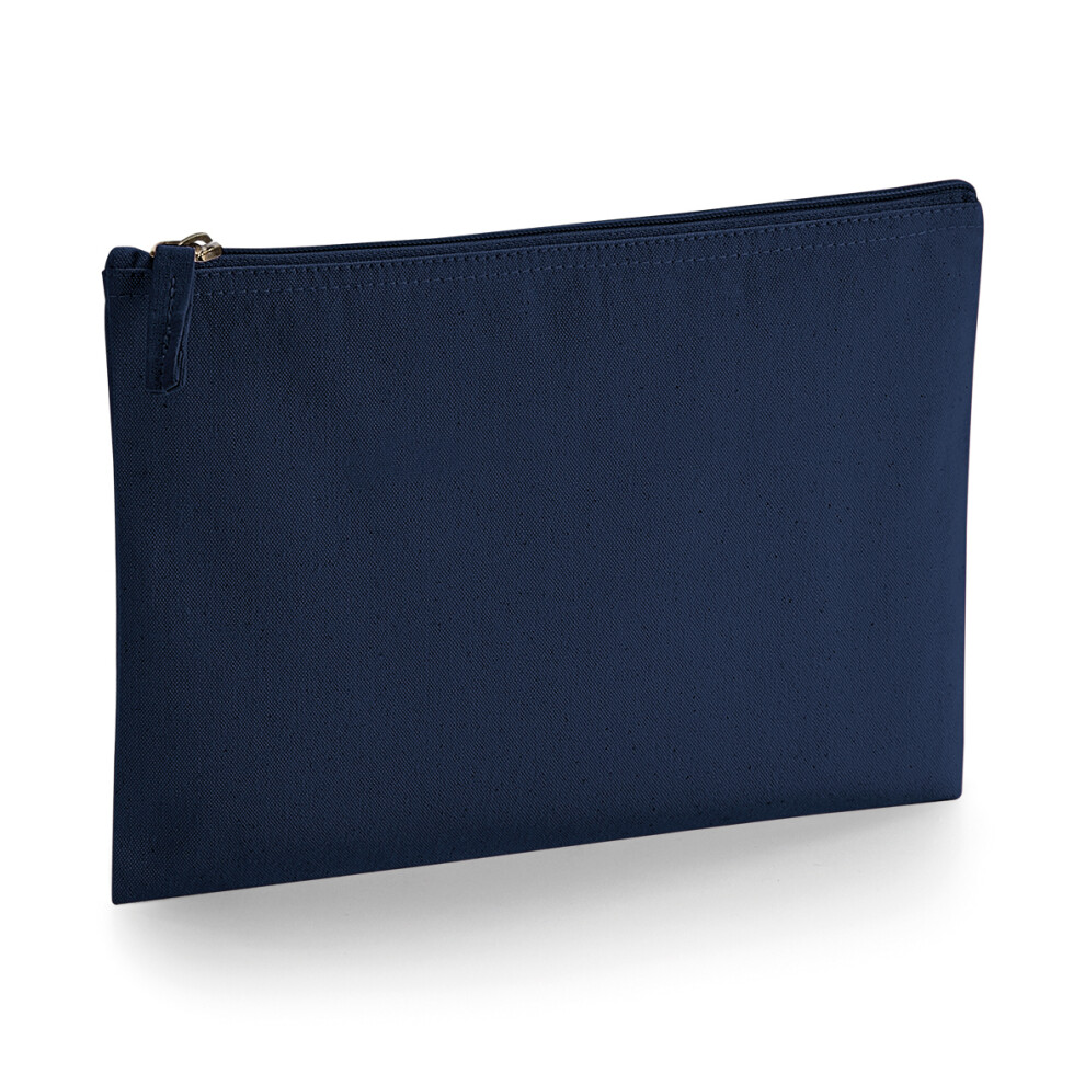 Westford Mill (L, French Navy) Earthaware Organic Accessory Pouch