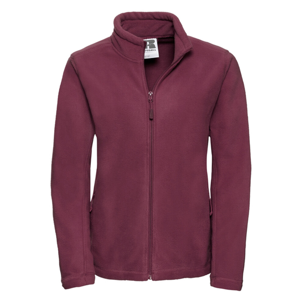 Russell (Xxl, Burgundy) Womens/Ladies Full Zip Outdoor Fleece Jacket