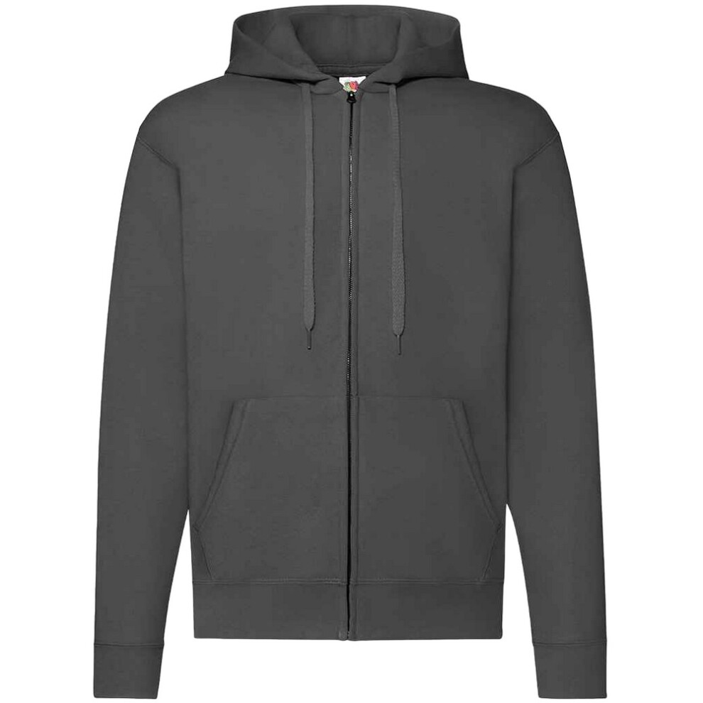 Fruit Of The Loom (L, Light Graphite) Unisex Adult Classic Hoodie