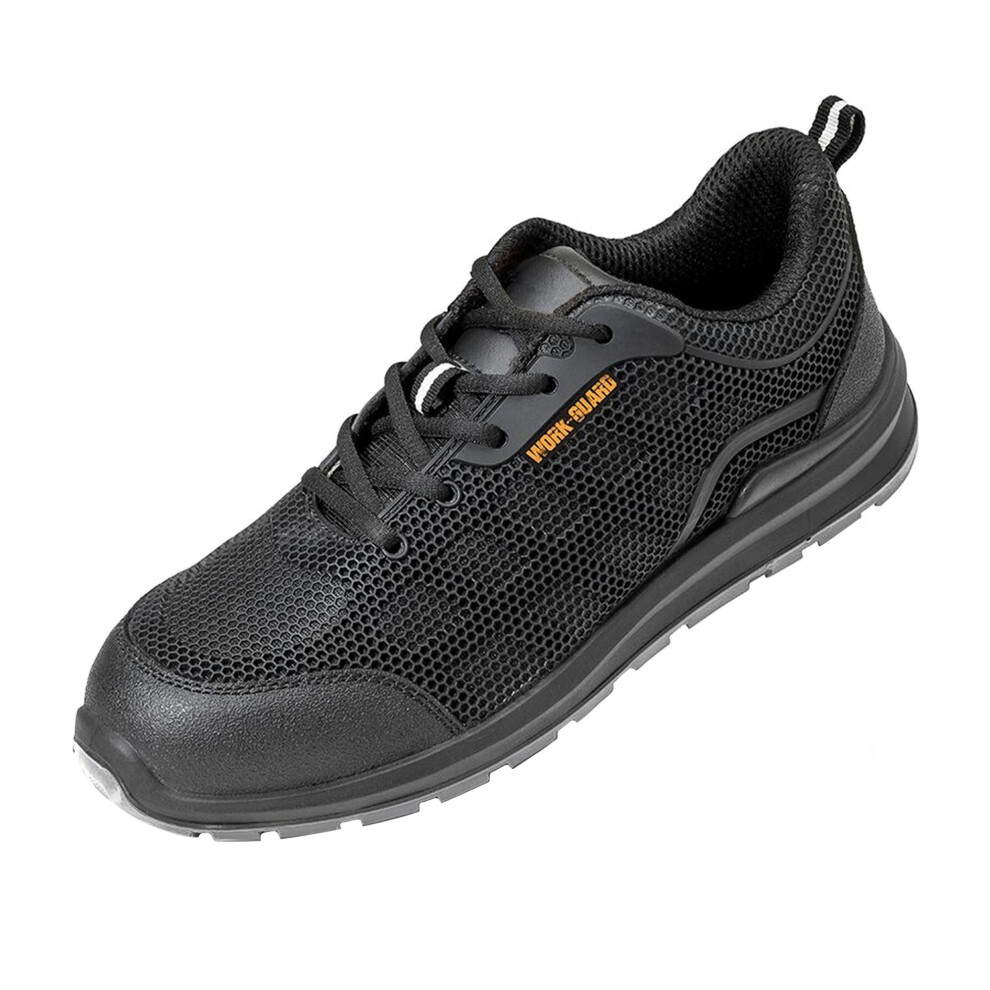 Result (6.5 Uk, Black) Work Guard All-Black Safety Trainer
