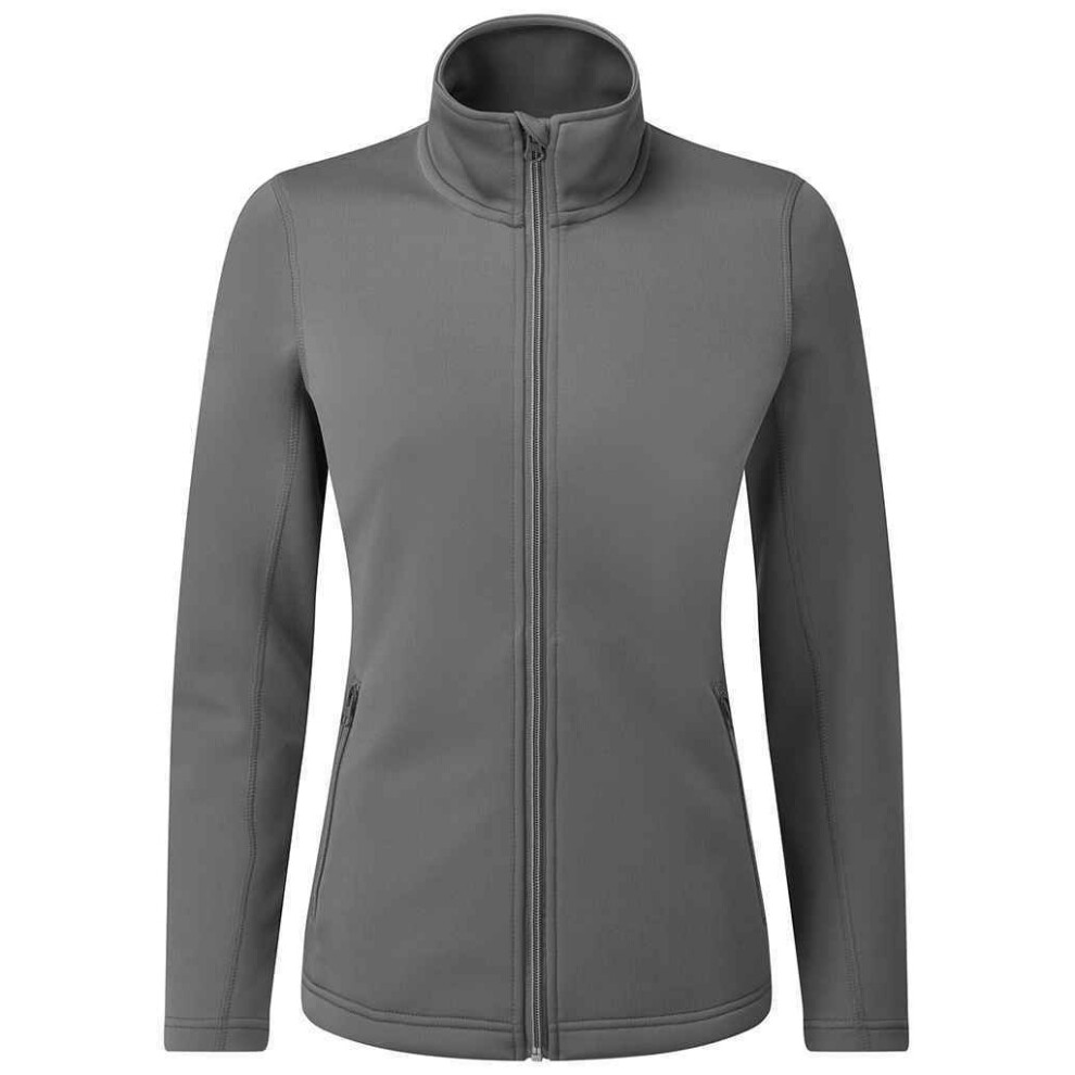 Premier (S, Dark Grey) Womens/Ladies Sustainable Zipped Jacket