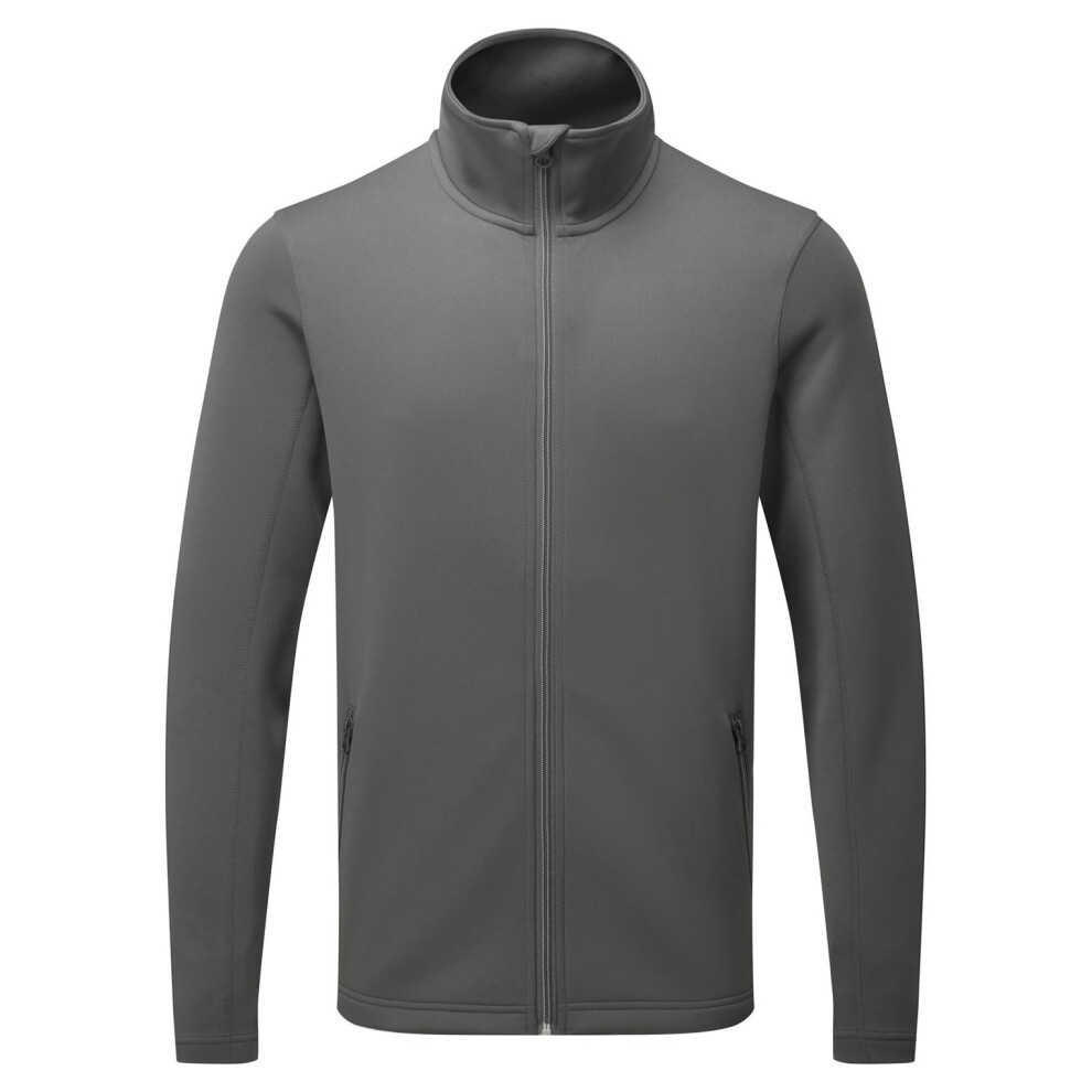 Premier (3Xl, Dark Grey) Mens Sustainable Sweat Jacket