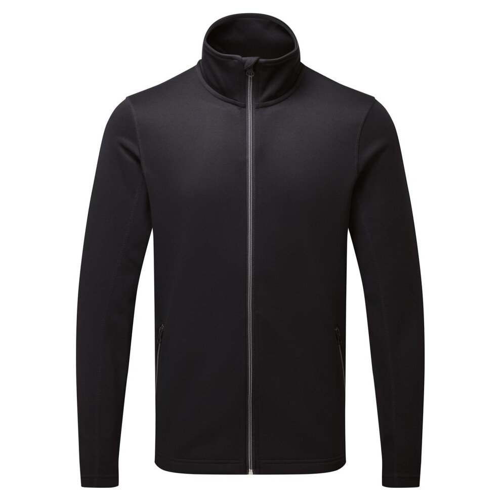 Premier (L, Black) Mens Sustainable Sweat Jacket