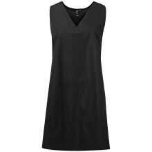 (L-XL, Black) Premier Womens/Ladies Wrap Around Work Tunic