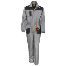(M, Grey/Black) Result Work-Guard Mens Lite Coverall