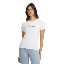(16 UK, Pure White) Guess Womens/Ladies GJ American Graphic Print Cropped Fitted T-Shirt