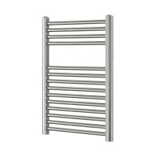 Blyss Towel Rail Radiator Heater Chrome Flat Bathroom Warmer Compact 70 x 40cm