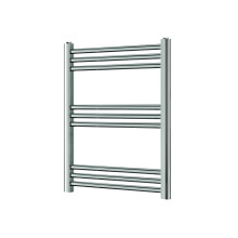 Blyss Electric Towel Rail Radiator Chrome Flat Bathroom Warmer Ladder 70x50cm