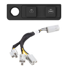 Bil Type-C USB-Port för Sport L494 2014-2017 Snabbladdningsport i den Bakre Raden
