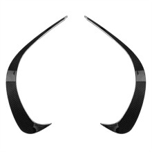 1 Pair Car Front Bumper Side Vent Canard Wind Knife Splitter for - C-Class W206 2021 2022 C200 C260 C300 AMG