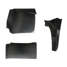 Carbon Fiber Car Dashboard Decorative Trim Cover for 500 Abarth 595 595C 695 2012-2024 LHD