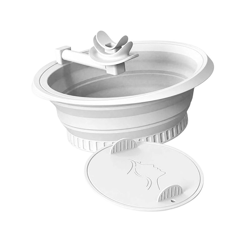 Face Ice Bath Bowl with Breathing Tube - Silicone Ice Bowl for Face Cold Plunge Tub, Portable Face Tub for Ice Bath