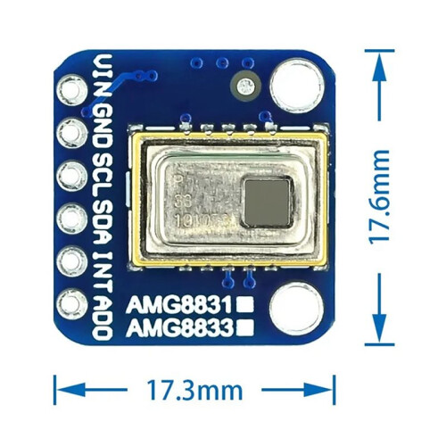 3X AMG8833 IR 8x8 Thermal Imager Array Temperature Sensor Module 8x8 Infrared Camera Sensor 2