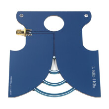 2X UWB Antenna 1400MHz-11GHz Ultra Wideband Antenna High Gain Image Transmission Positioning TEM SMA Female