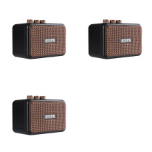 3X Aroma AG-04 Electric Guitar Amplifier 5W Portable Speaker for Electric Guitar Retro Rechargeable Amp