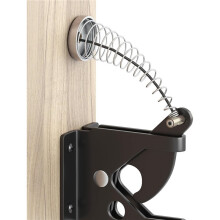 2X Automatic Self Locking Gate for Wooden Fence Post Mount, Heavy Duty Fence Gate Lock for Secure Pool, Yard