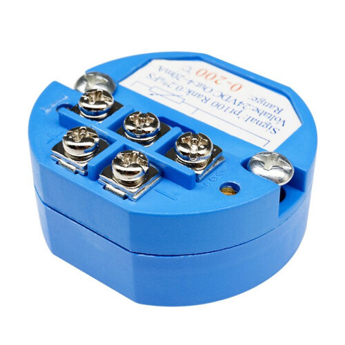 3X PT100 0-200 Degree Temperature Sensing Transmitter 4-20MA Output  Mounted Temperature Transmitter 2