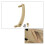 Left Interior Door Handle Cover Interior Pull Handle 1C0867171A for  Beetle 2000-2010 5