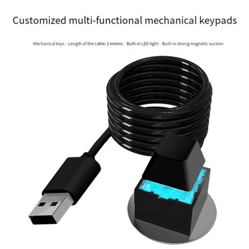 USB Programmable Shortcut Key Accessories Support Customizable Function Settings Improve Efficiency Entertainment Use 1