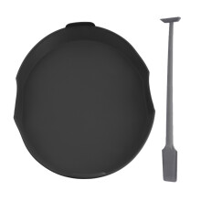 MéLangeur Grattoir, Grattoir à Lame en Silicone, Tapis de Cuisson Vapeur Plateau à Vapeur Plat Plat Plaque Base pour TM31 TM6 TM5