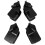 4-Pack Anti-Vibrate Generator Rubber Mounts 68325-ZC2-000 Compatible for 6