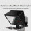 Teleprompter Elevável Teleprompter Dobrável de 12 Polegadas para Tablet, Celular, Câmera DSLR com Controle Remoto 1