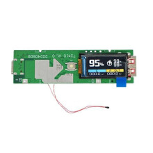 Módulo de Carregamento Rápido de 22,5 W Tela Colorida TFT Display Digital Placa-Mãe de Energia Móvel