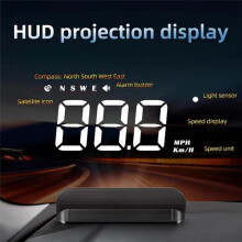 Hud Heads Display for Cars,Universal Heads Display Hud for Car,Digital GPS Speedometer with Speed