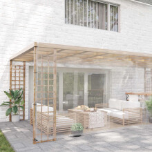 vidaXL Plant Cover Transparent 6 x 6 m PVC