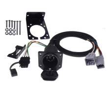 Trailer Light Connector Socket 7 Pin Wire Electrical Trailer Adapter Quick Converter VPLAT0013 for LR4 (2010-2013)