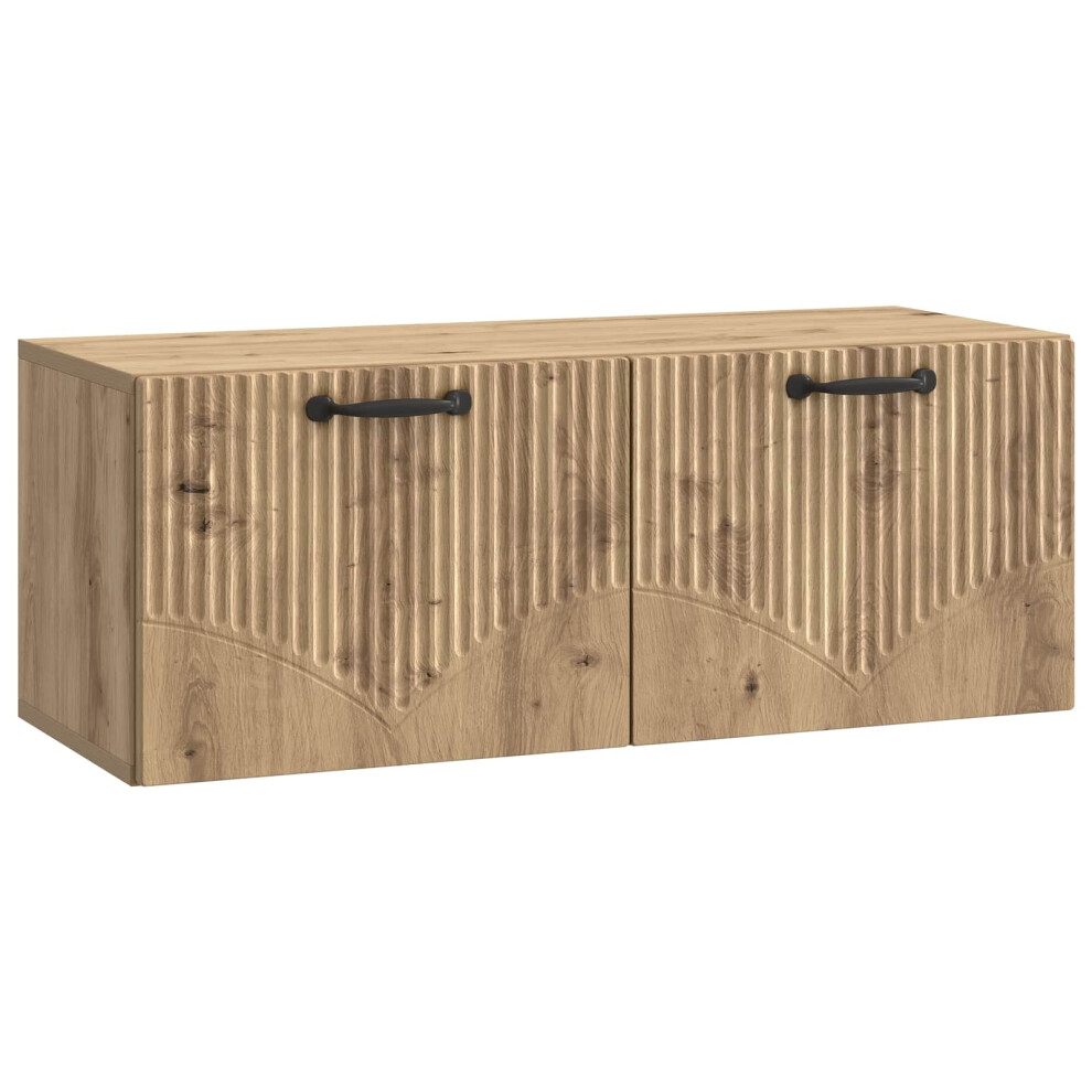 Vidaxl Wall-Mounted Tv Cabinet Artisan Oak 78.5 X 31 X 30 Cm