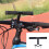 Front Mounted Bicycle Seats with Handlebars and Foot Pedals for Kids Children Bicycle Frame Quick Release 3