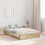 VidaXL vidaXL Storage Bed Frame Sonoma Oak 120 x 190 cm Engineered Wood 1