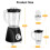 2in1 400w Food Blender Juicer Mixer Crusher Processor Nut Grinder 2