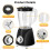 2in1 400w Food Blender Juicer Mixer Crusher Processor Nut Grinder 3
