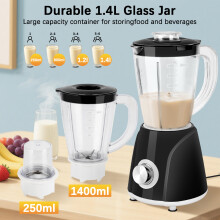 2in1 400w Food Blender Juicer Mixer Crusher Processor Nut Grinder