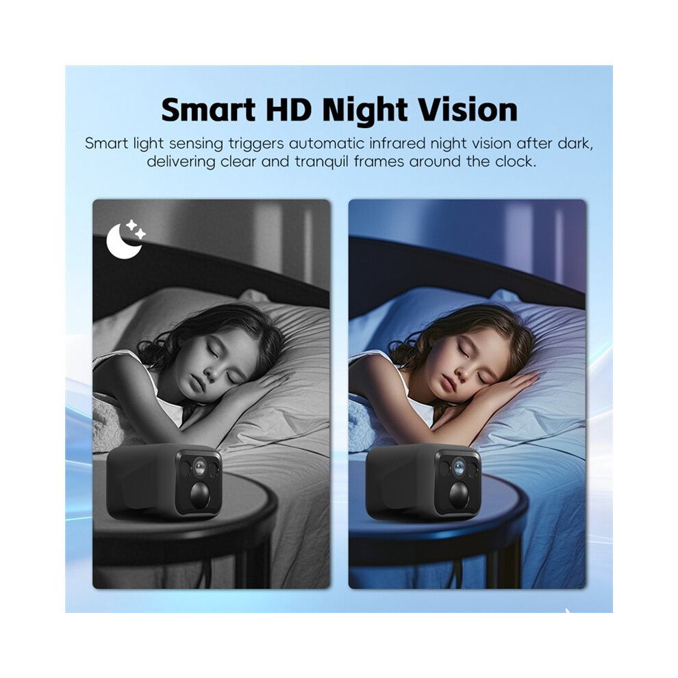 Hd Wifi Cameras Indoor Security Camera, Home Ip Camera Nanny Cam Pet Camera With Pir Body Sensing Night Vision 4711816998158
