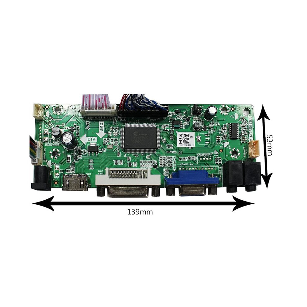 Dvi Vga Audio Lcd Controller Board Fit For 17 Inch 4:3 1280X960 Dv170ygz-N10 Dv170ygm-N10 4711242199174