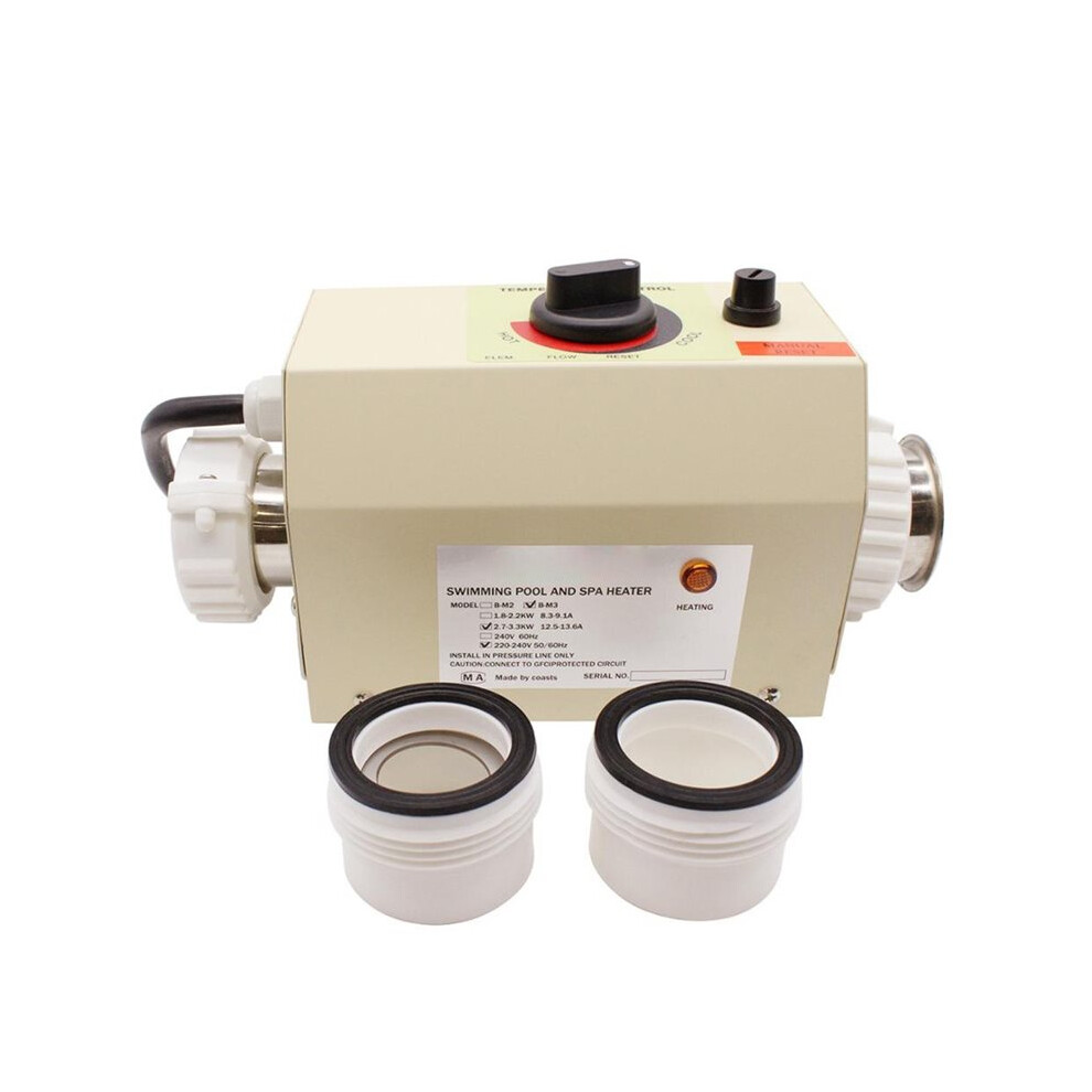 220V 3Kw Electric Water Heater Thermostat For Swimming Pool Bathtub Spa Bath For Massage Hot Tub And 4761042713568