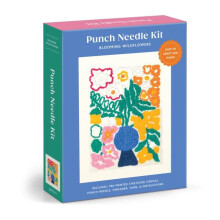 Blooming Wildflowers Punch Needle Kit by Galison Paperback Book