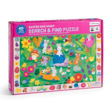 Easter Egg Hunt 64 Piece Search Find Puzzle by Mudpuppy Paperback Book