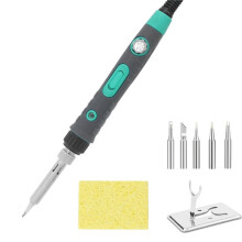 Pot Perforator & Electric Hot Knife,Soldering Iron with 5 Drill Bits for DIY Plant Pot Drainage Hole US Plug