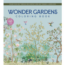 Wonder Gardens Coloring Book by Editors of Chartwell Books Paperback B
