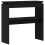 VidaXL vidaXL Console Table Black Oak 80 x 30 x 80 cm Engineered Wood 5