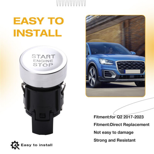Car Ignition Stop Start Button  Engine Start  One Button Start  8U0905217C for  Q2 2017-2023 1