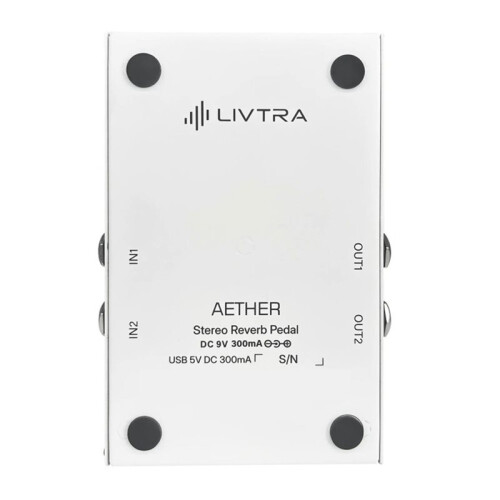 Stereo Reverb Gitarrpedal, 9 Spatial Algorithms, USB-Inspelning, Analog/Digital Bypass för Elgitarr 2