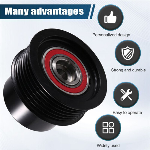 LR005993 Crankshaft Auxiliary Pulley for  LR2 Freelander 2 3.2L 1