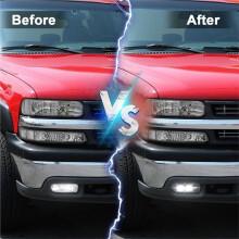 Faros Antiniebla LED para Suburban Tahoe 2000-2006 Silverado 1999-2002 Izquierdo