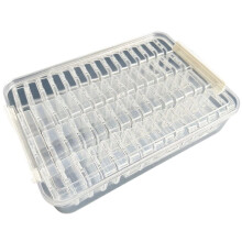 Transparent Storage Box with 75 Small Compartments - Ideal for Small Jewelry and DIY  Accessories